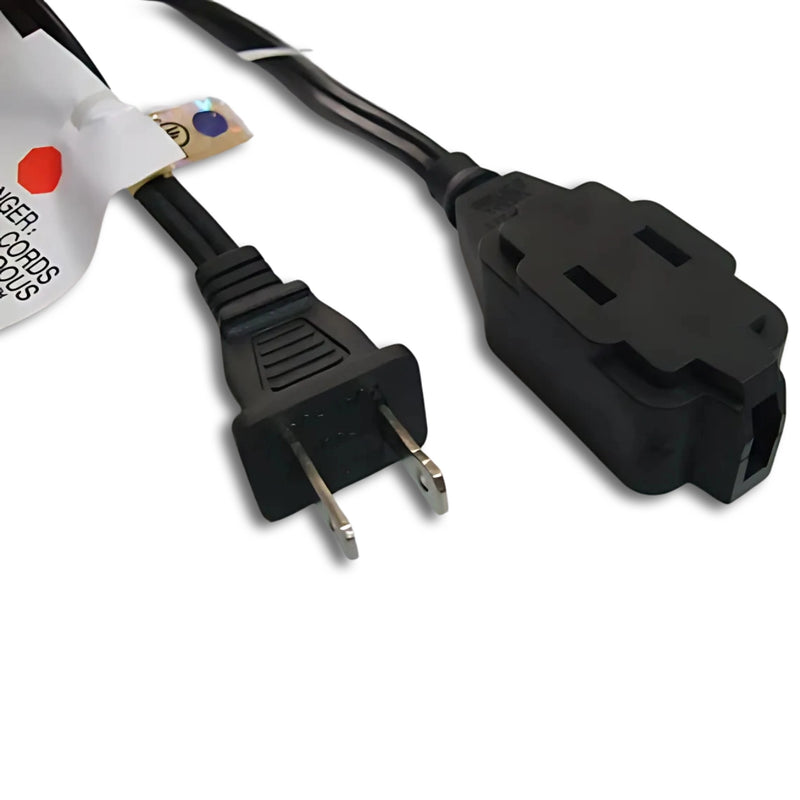 Shop NEMA 1-15P Polarized to 1-15TT Flat Cord | Americord Shop NEMA 1-15P Polarized to 1-15TT Flat Cord | Americord