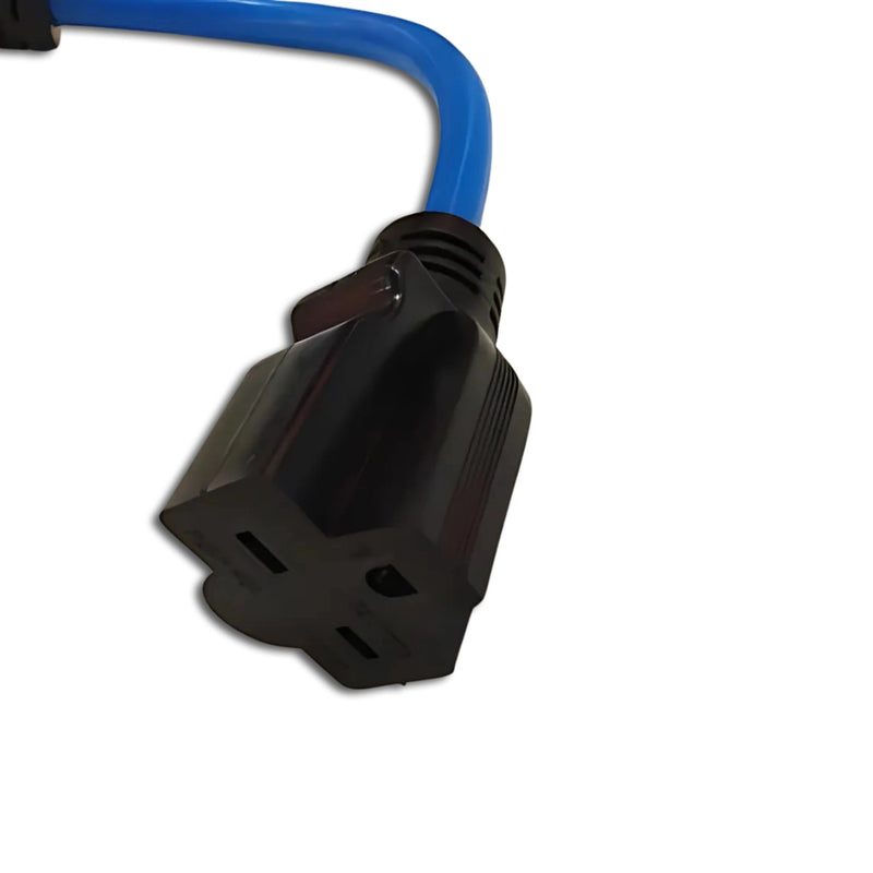 50FT Nema 6-15P to Nema 6-15R Extension Cord 12/3 SJTW NA 20A 220V