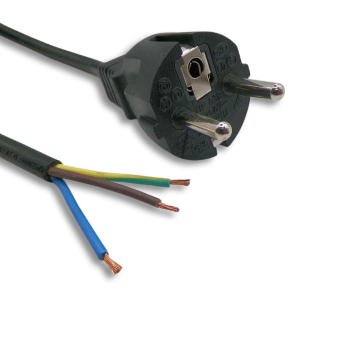 Americord: 8FT 2IN European Straight Plug to ROJ 2IN 1/4IN Strip ...