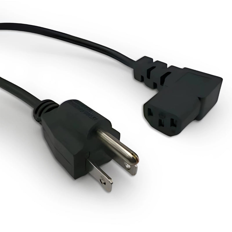 8FT NEMA 5-15P to IEC-320 C-13RA Computer Power Cord