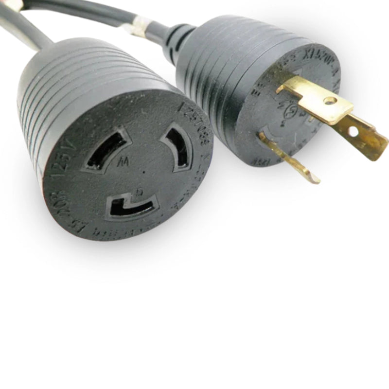 8FT NEMA L5-20P TO NEMA L5-20R 12/3 SJTW NA 20A 125V HEAVY DUTY POWER EXTENSION CORD