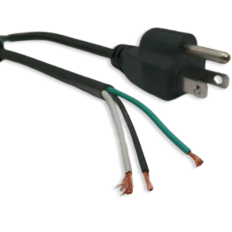 8FT Nema 5-15P to ROJ 1.5IN With 2 QC Power Cord 18/3 SVT NA