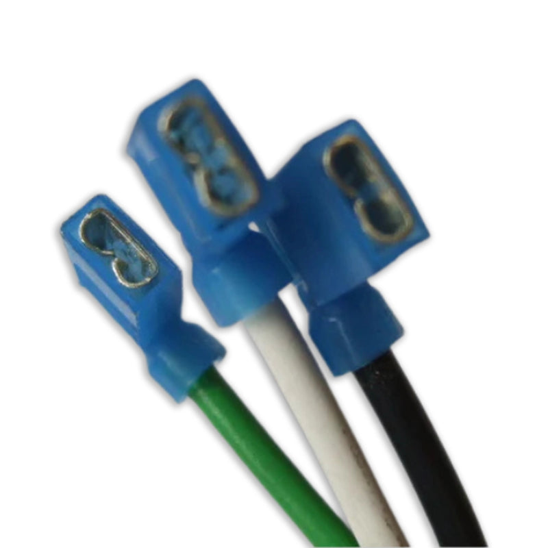 8FT 4IN  NEMA 5-15PB  to ROJ 4" & 1/4" Flag QC Series Piggy Back Power Cord 14/3 SJTOW NA 15A 125V