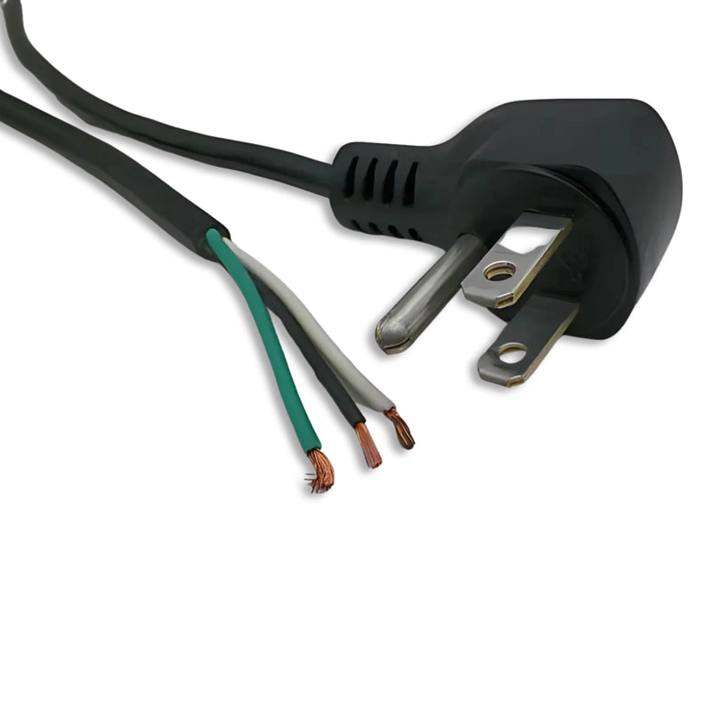 8FT Nema 5-15PRA to ROJ 2IN Strip 1/2IN Power Cord 18/3 SJTW NA