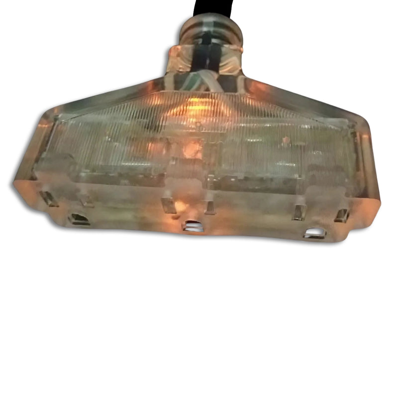 100FT Nema 5-15P to Nema 5-15TT Fan Style Black Lighted Extension Cord 10/3 SJEOW NA 30A 125V