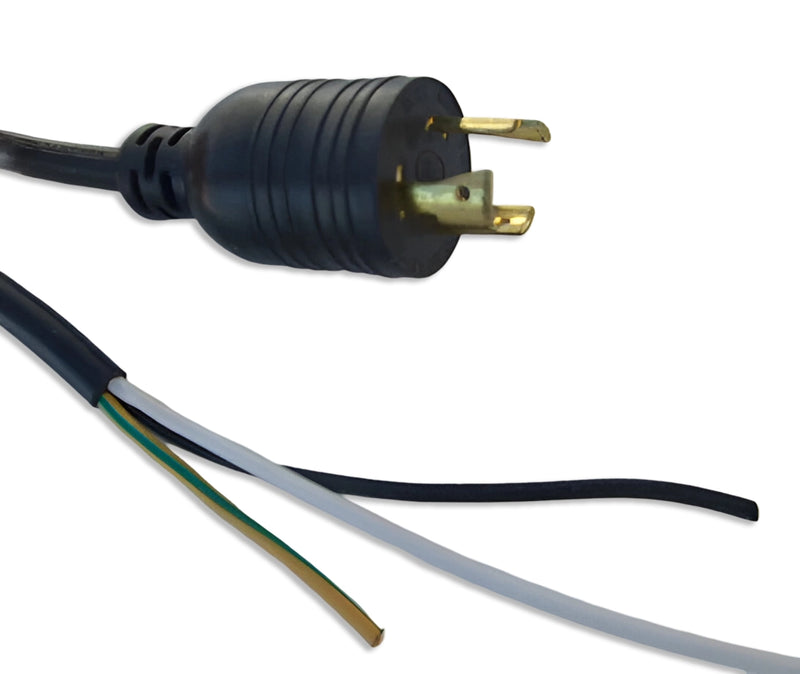 9FT 10IN NEMA L6-20P to ROJ 9IN Heavy Duty Power Cord 12/3 SJT NA