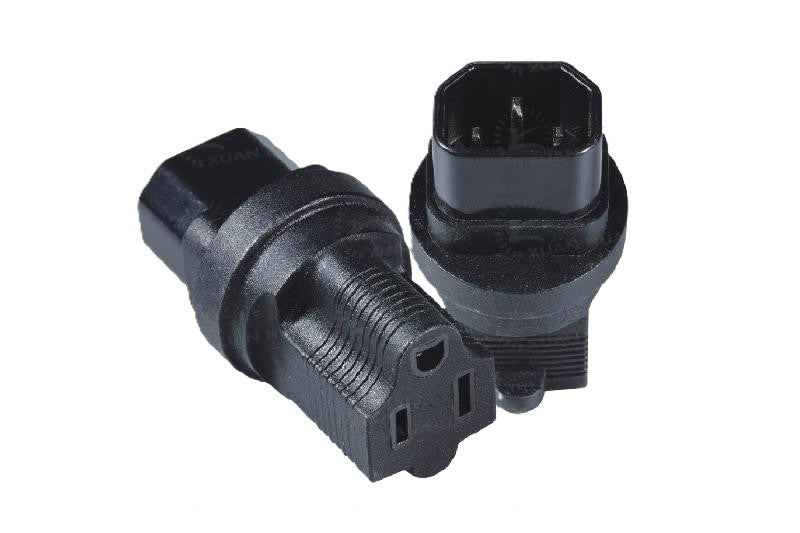 Adapter IEC 320 C-14 to Nema 5-15R