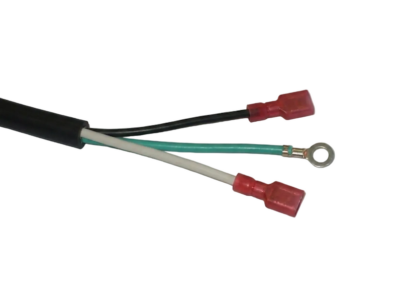 10ft Wire Harness 18/3 SJTOW ROJ 4" Strip 3/8" to ROJ 4" Strip 3/8" With Ring Terminal