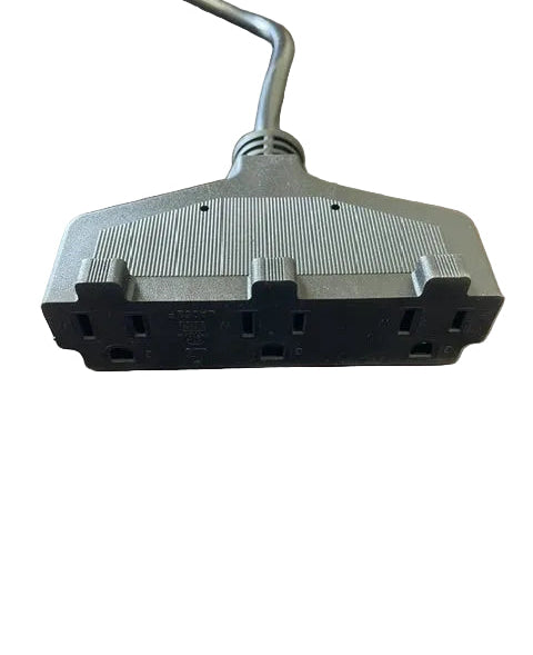 Retractable Cord Reel 50ft Nema 5-15P to Nema 5-15TT Fan Style Extension Cord 14/3 SJTW NA 15A 125V