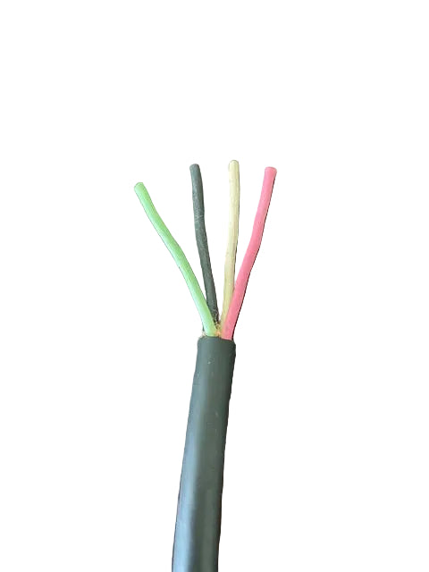 18/4 SOOW Black 105C 10Amp 600V NA Rubber Bulk Wire