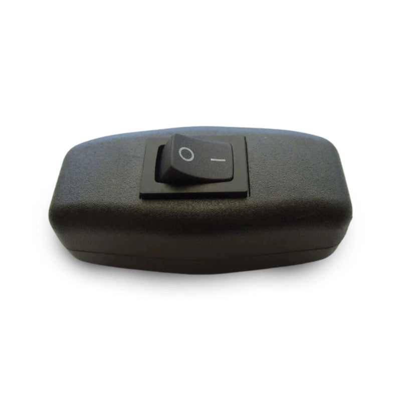 Inline Black Rocker Switch 10A-125V or 6A-10A 250 volts