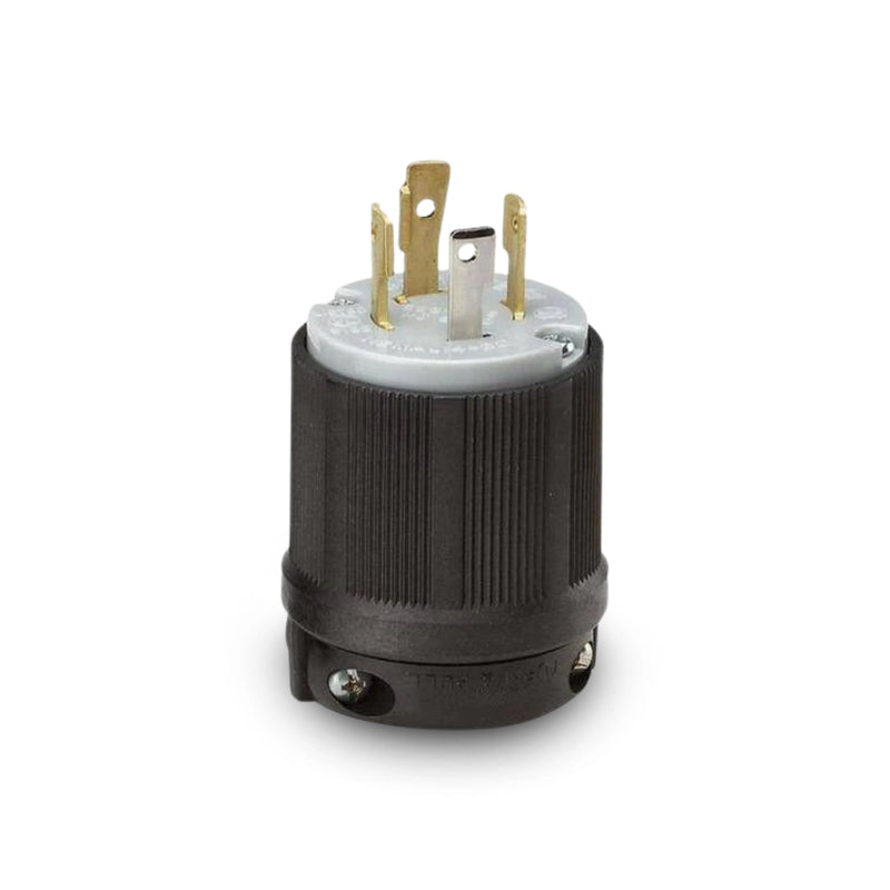 L14-30P 4W Grounding Plug w/External Cord Grip