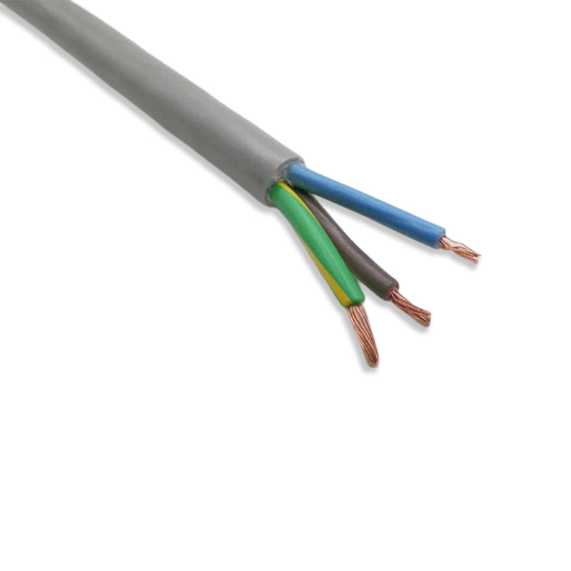 18/3 SJTOW Gray 105C 10 Amp 300V CEE PVC Thermoplastic Bulk Cable