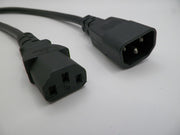 4FT IEC-320 C-14 to IEC-320 C-13 Computer Power Cord