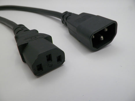 4FT IEC-320 C-14 to IEC-320 C-13 Computer Power Cord