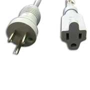 15FT NEMA 5-15PH to 5-15R Hospital Extension Cord 16/3 SJTW