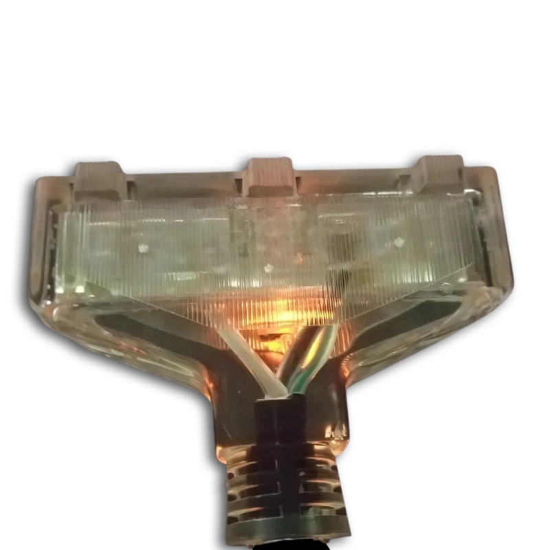 50FT Nema 5-15P to Nema 5-15TT Fan Style Black Lighted Extension Cord 10/3 SJEOW NA 30A 125V