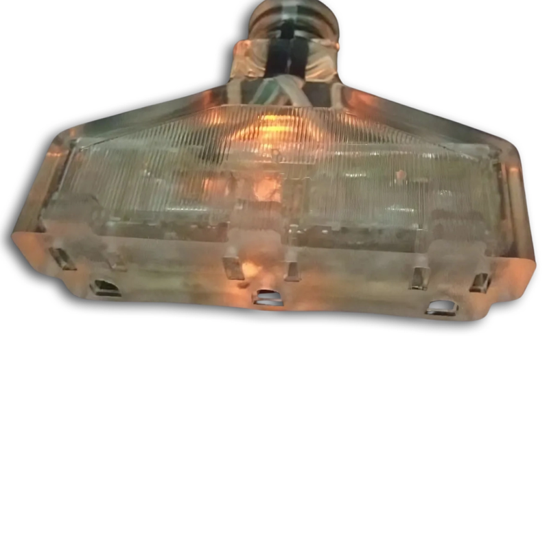 50FT Nema 5-15P to Nema 5-15TT Fan Style Black Lighted Extension Cord 10/3 SJEOW NA 30A 125V