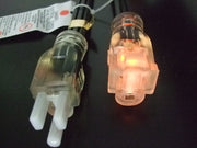 25FT NEMA 5-15P to NEMA 5-15R Flat Lighted Extension Cord 14/3 SPT3 NA 18A 125V