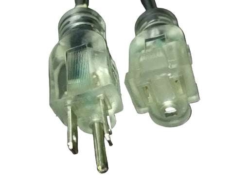 25ft Nema 5-15P to Nema 5-15R Lighted Extension Cord 14/3 SJTW NA 18a125v