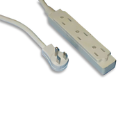 5FT 8IN Nema 5-15P Right Angle to Nema 5-15TT Extension Cord
