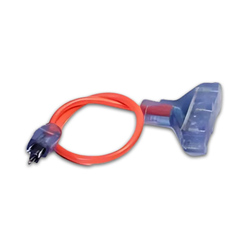 2FT 5-15P to 5-15TT Neon Fan Style Lighted Extension Cord 14/3 SJTW 15A 125V