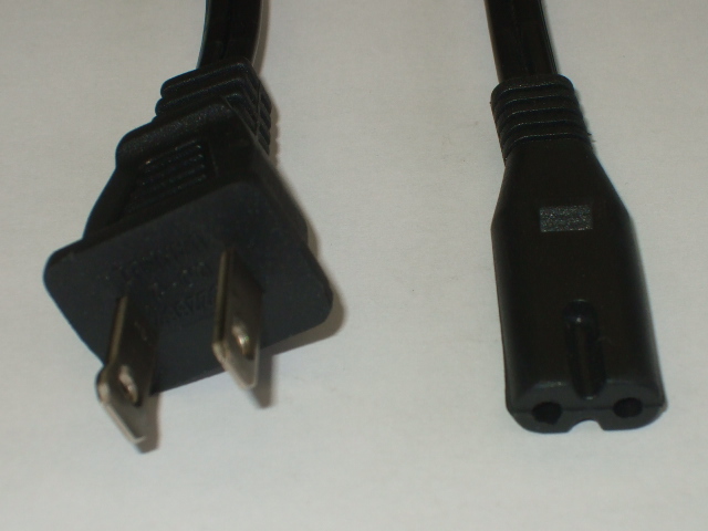LCD/LED TV Power Cords 1-15P to IEC 320 C-7