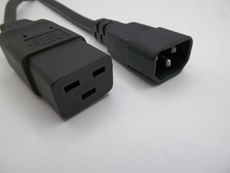 IEC-320 C14 to IEC-320 C19 Computer Power Cords