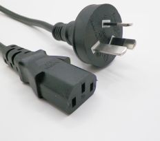 3FT Australian Plug to IEC-320 C-13 International Computer Power Cord 1.0mm² H05VVf3g CEE