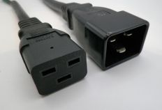 12FT IEC 320 C-20 to IEC 320 C-19 Computer Power Cord