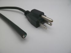 3FT Nema 5-15P to Blunt Cut Power Cord