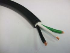 12/3 STOW Black 105C 20 Amp 600V NA Heavy Duty PVC Thermoplastic Bulk Cable