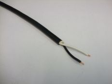 18/2 SJOOW Black 90C 10 Amp 300V NA Rubber Bulk Cable