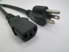 10FT Computer Power Cord (18/3 SJTW NA)