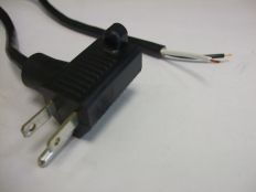 6FT NEMA 5-15PB to ROJ 1 3/4IN 1/4IN Strip Series Piggy Back Power Cord