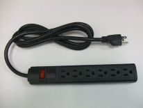 8FT Nema 5-15P to 6 Outlet Surge Protector Extension Cord 14/3 SJTW NA